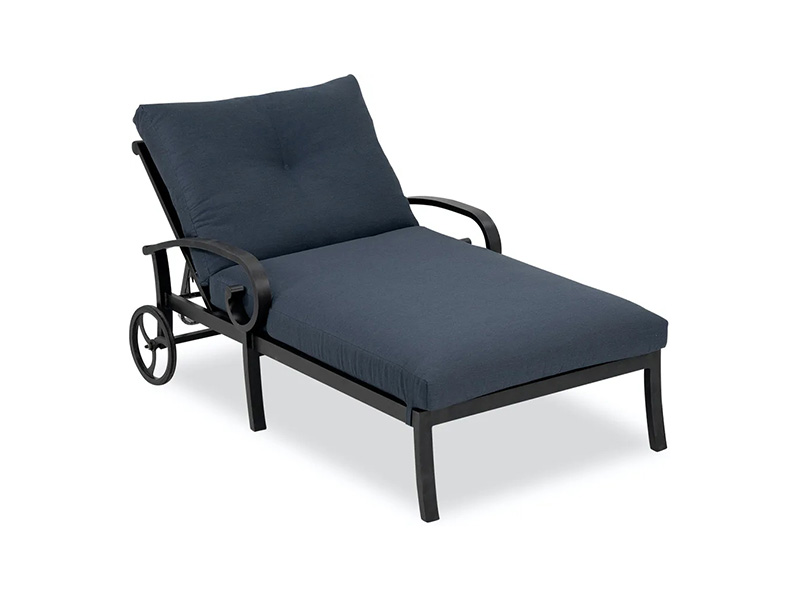 Solstice Alumínio com Almofadas Chaise Lounge Dupla
