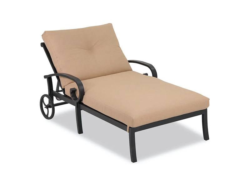 Solstice Alumínio com Almofadas Chaise Lounge Dupla