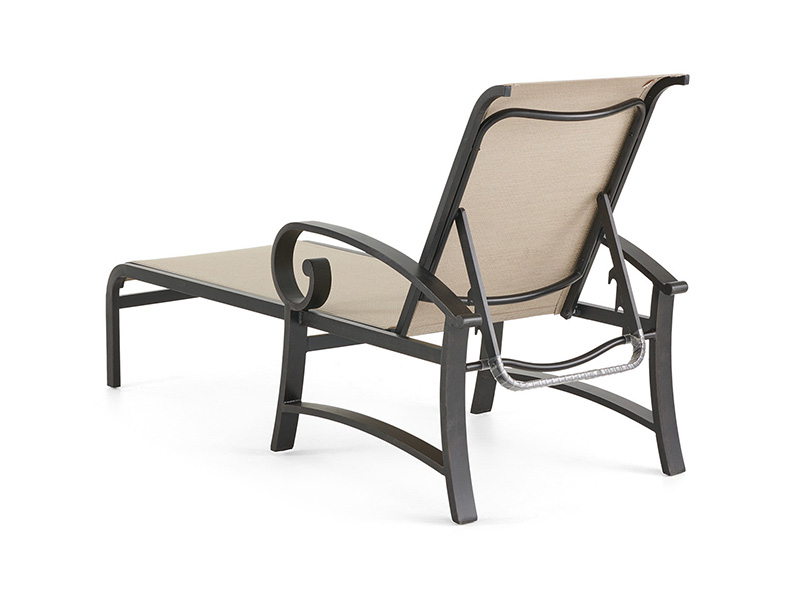 Solstice Alumínio com pátio Sling Chaise Lounge